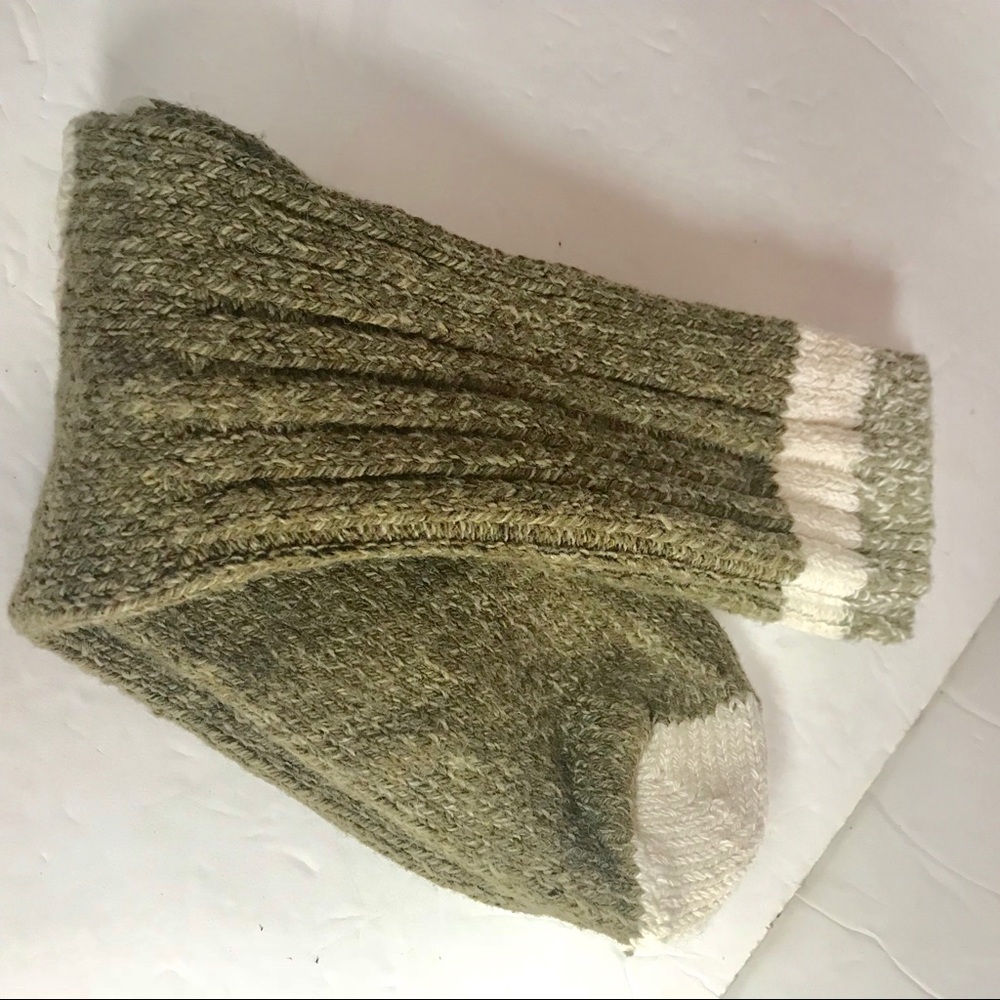 NWOT Merino Wool Blend Thick Rag Socks Large